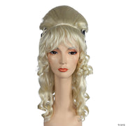 Curly Sided Vamp Wig - AUBURN - image 4