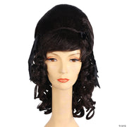 Curly Sided Vamp Wig - AUBURN - image 6