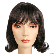 Women's Banged Prom Pageboy Wig - ASH - image 5