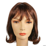 Women's Banged Prom Pageboy Wig - ASH - image 6