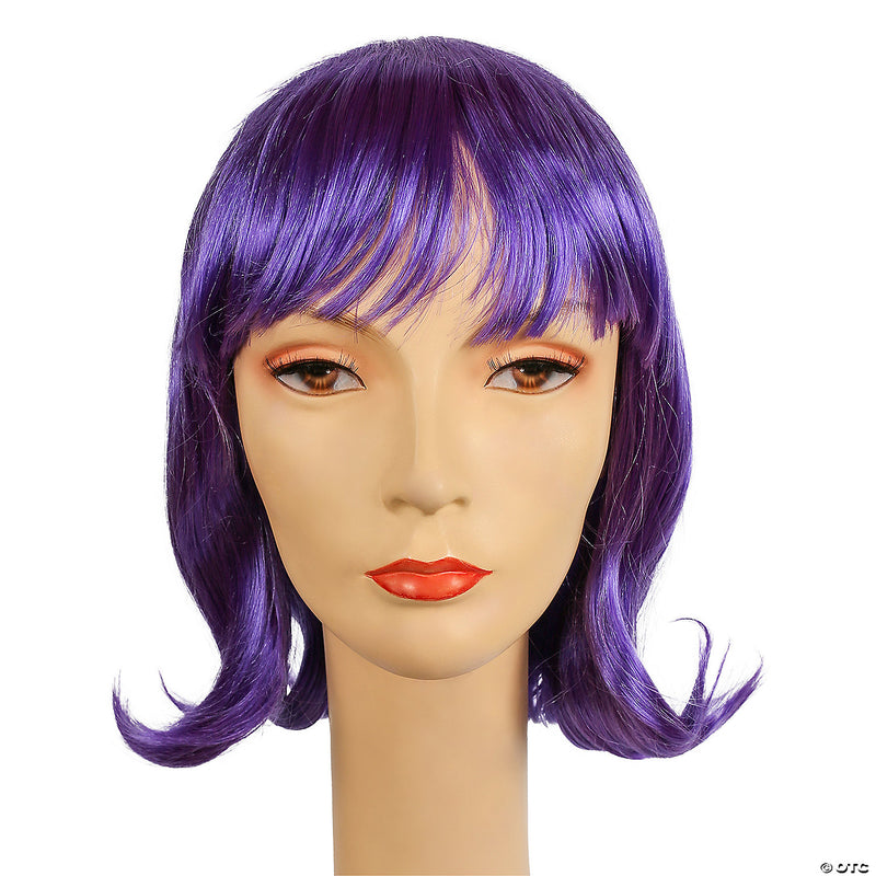 Women's Bargain 60s Flip Wig - RED-BRIGHT - image 9