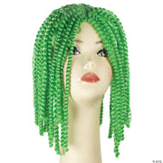 Affordable Spring Curl Wig - BLACK - image 3