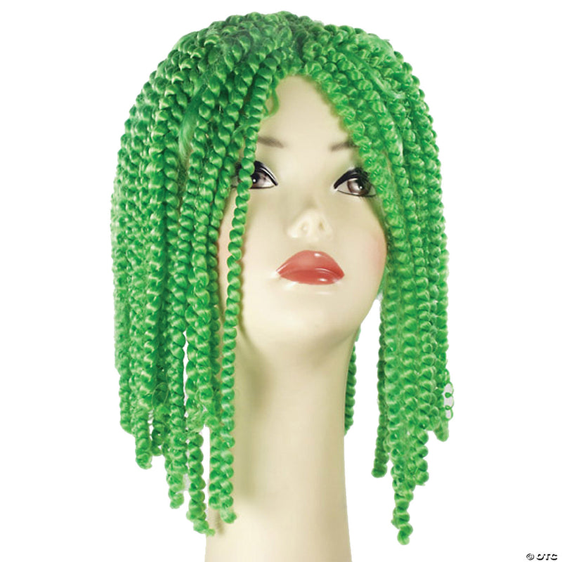 Affordable Spring Curl Wig - BLACK - image 3
