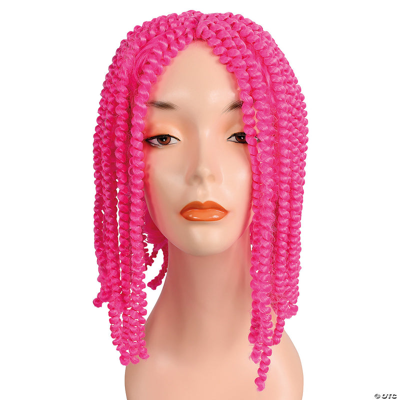 Affordable Spring Curl Wig - BLACK - image 4
