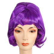 Women's Beehive Spitcurl Wig - BURGUNDY - image 5