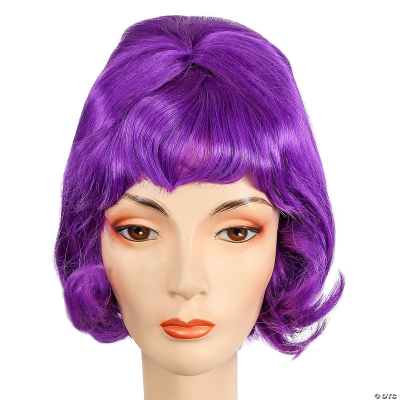 Women's Beehive Spitcurl Wig - BURGUNDY - image 5