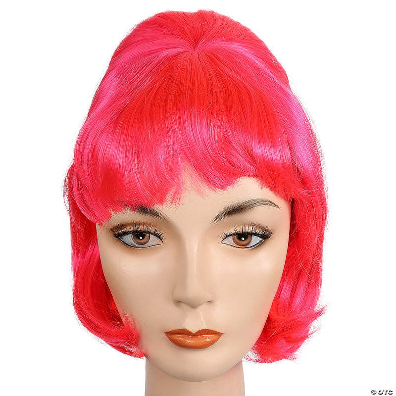 Women's Beehive Spitcurl Wig - BURGUNDY - image 7