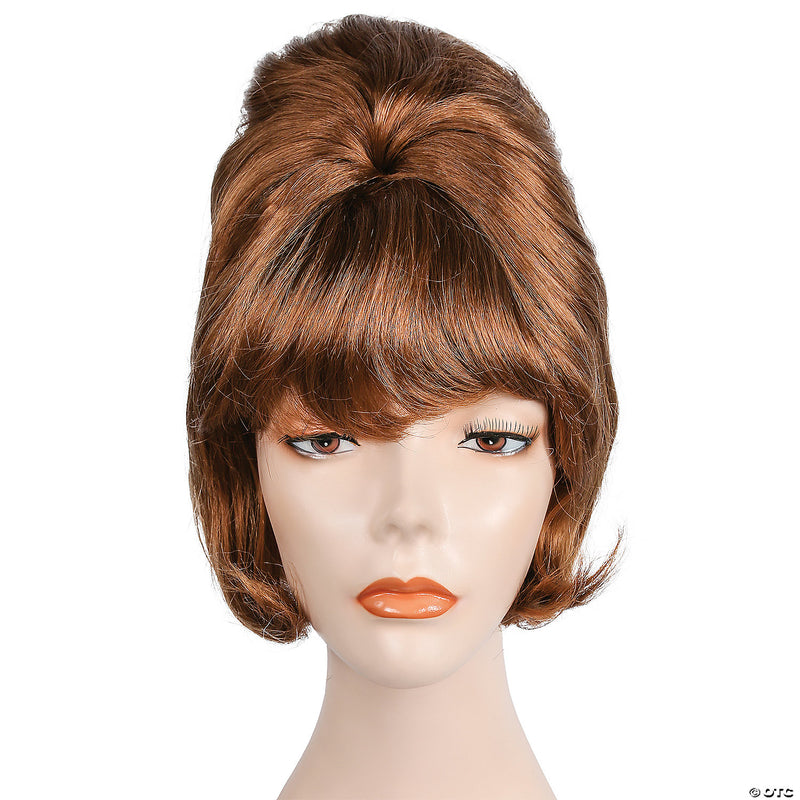 Women's Beehive Spitcurl Wig - BURGUNDY - image 14