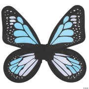 Women's Blue & Teal Satin Butterfly Wings - BLUE - image 1