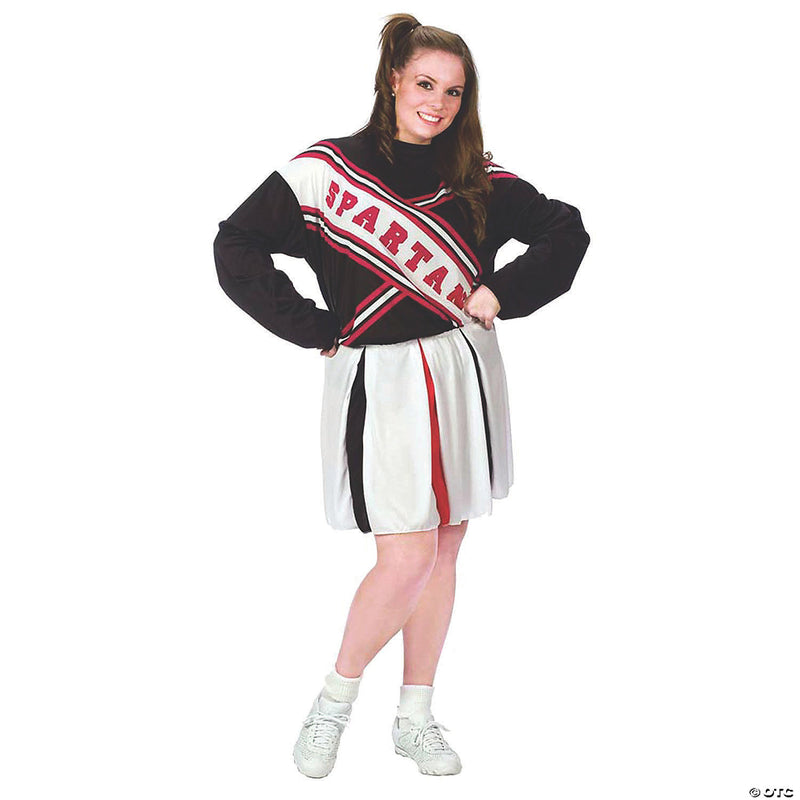 Cheerleader Spartan Girl Costume - ONE SIZE - image 2
