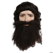 Shoulder-Length Clown Wig - BLACK - image 1