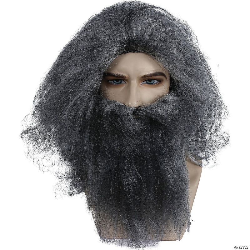 Shoulder-Length Clown Wig - BLACK - image 2