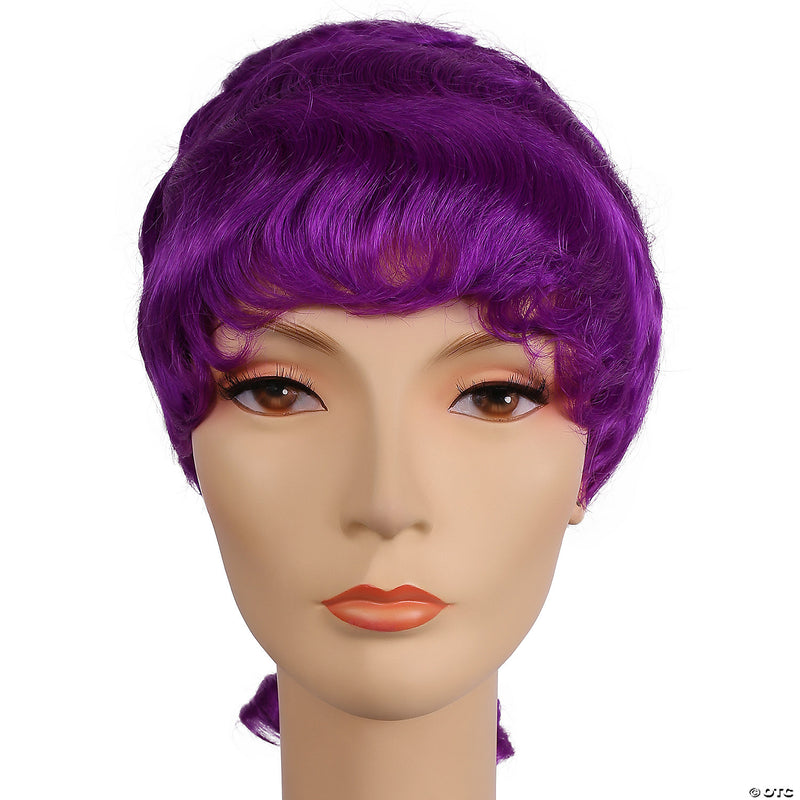 Wavy Colonial Lady Wig | Costume-Shop.com - PURPLE-DARK - image 1