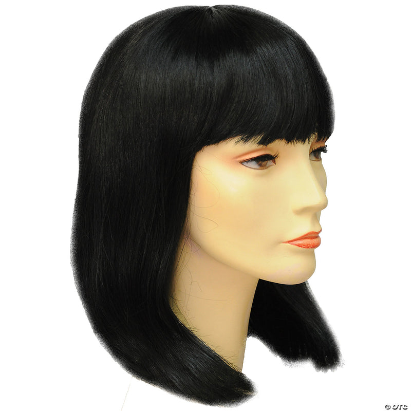 Classic Pageboy Style Wig - BLACK - image 1