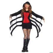 Women's Cozy Black Widow Spider Costume - XLARGE - image 1
