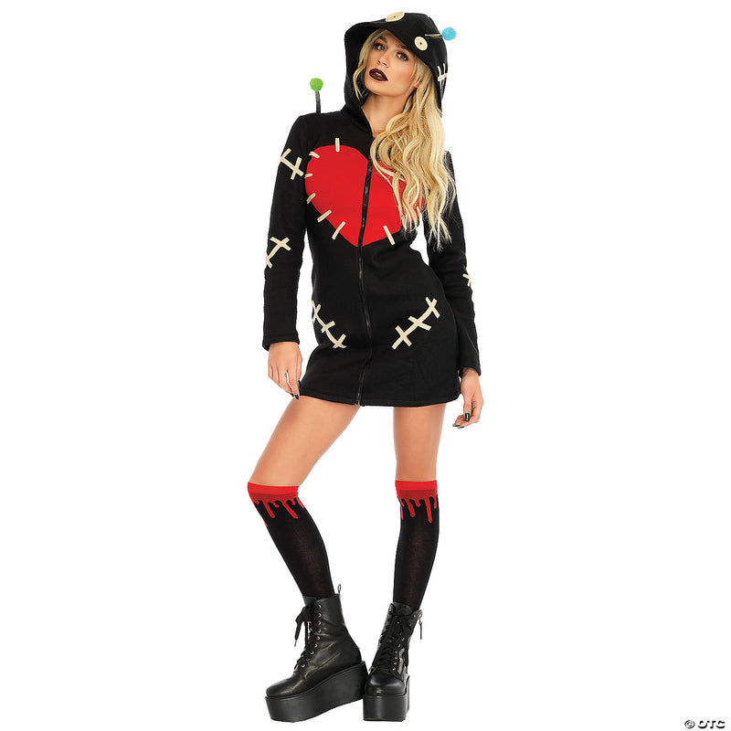 Women's Cozy Voodoo Doll Costume - ADULT SMALL - image 1