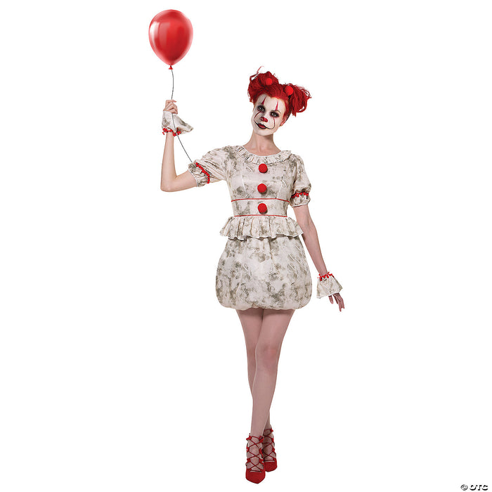 Women's Dancing Clown Costume - Spooky Spectacle Awaits! 🎪🤡