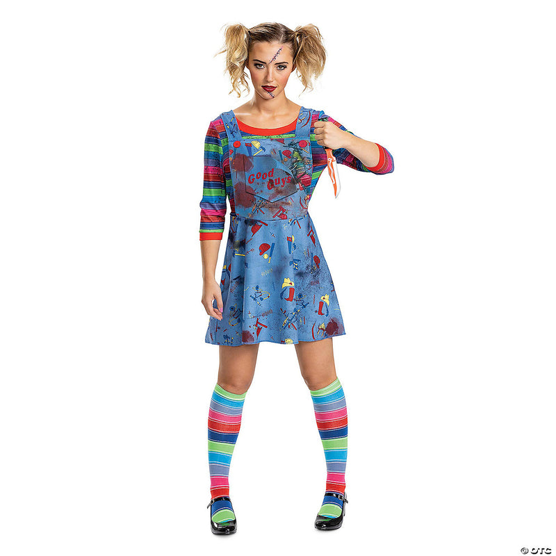 Chucky's Curse: Women's Deluxe Costume 🔪👗 - MEDIUM - image 1