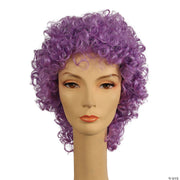 Deluxe Curly Clown Wig - BLUE - BLUE DARK - image 3