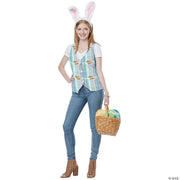 Women's Easter Vest Costume Kit - ADULT LARGE - image 1
