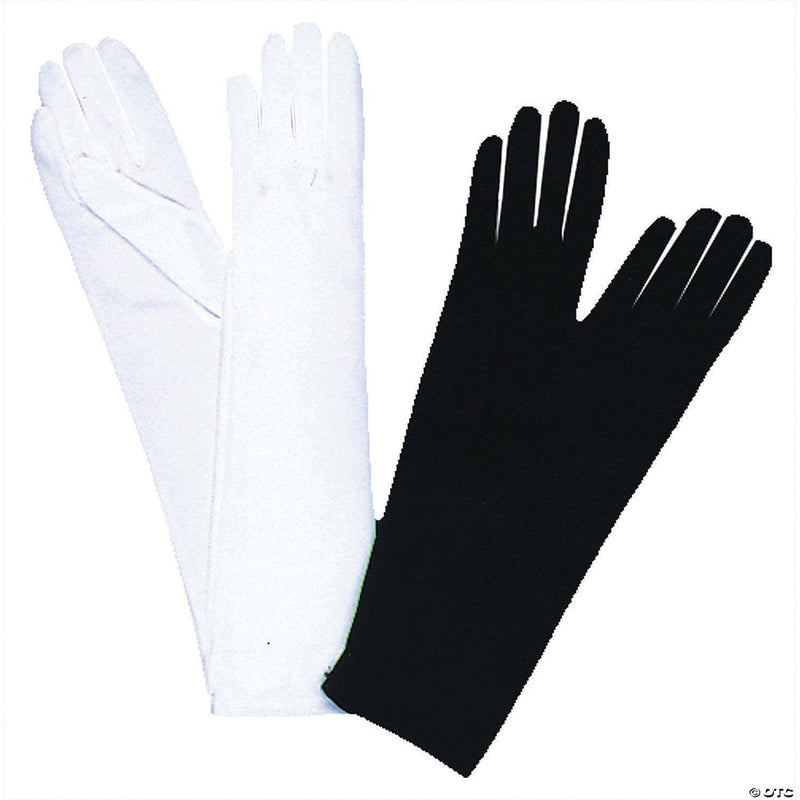 Women's Elbow Length Gloves | Costume-shop.com - BLACK - image 1
