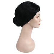 Women's Elegant Bun Wig - BLACK - image 1