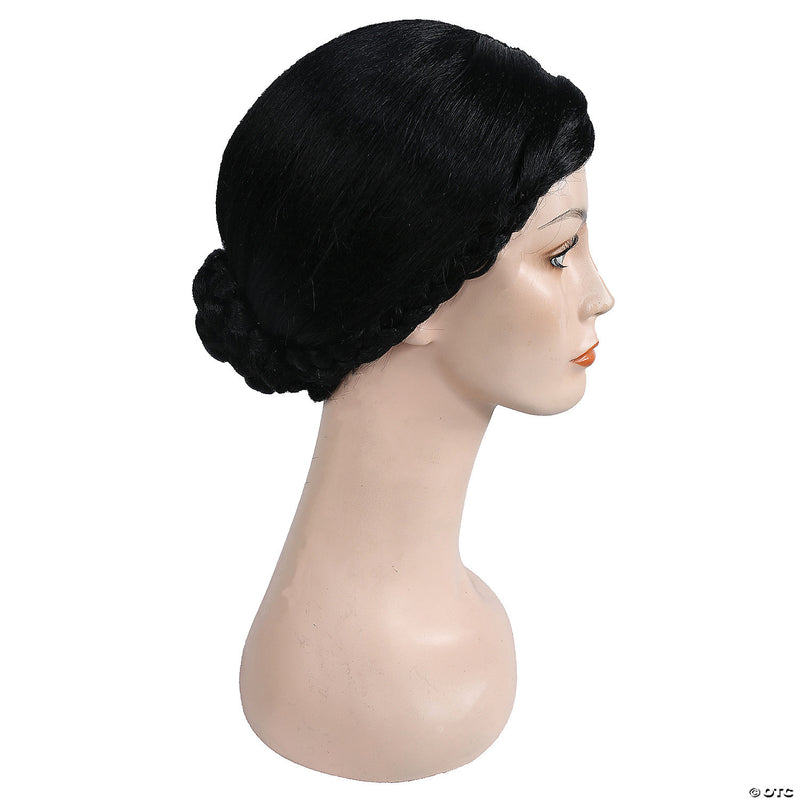 Women's Elegant Bun Wig - BLACK - image 1