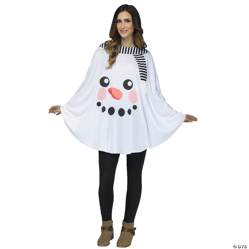 Festive Snowman Poncho | Costume-Shop.com - image 1