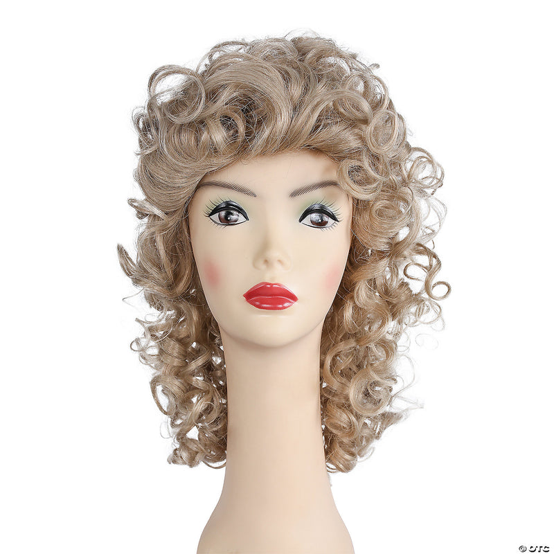 Women's Fancy Bargain Curly Wig - AUBURN - image 6