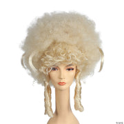 18th Century Fantasy Wig - BLACK - image 1