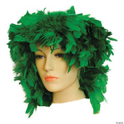 Phyllis Diller Feather Wig - BLACK - image 2
