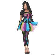 Funky Punk Bones Costume - MED/LRG - image 1
