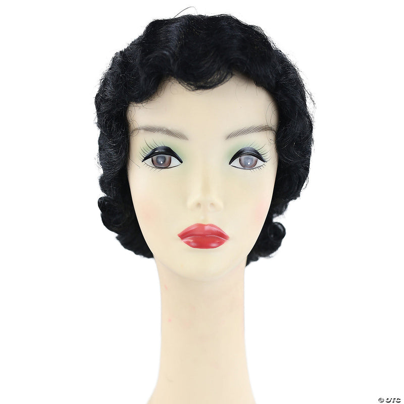 Women's Gatsby Marcel Wig - BLACK - image 1
