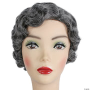 Women's Gatsby Marcel Wig - BLACK - image 3