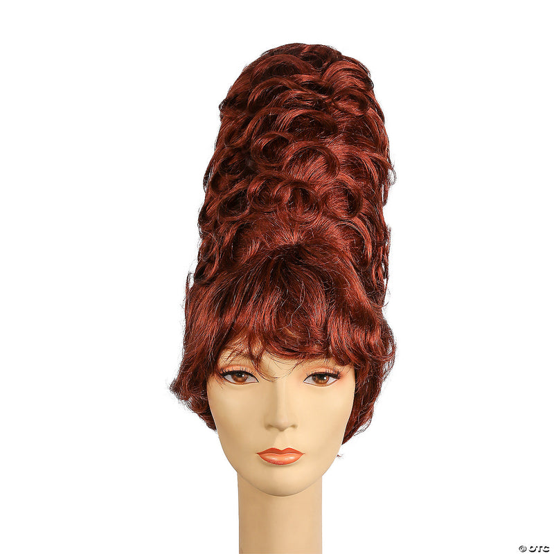 Women's Gigantic Beehive Wig - RED OXIDE - image 1