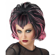 Gothic Flip Hairstyle Wig | Costume-shop.com - BROWN - image 2