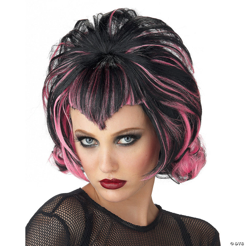 Gothic Flip Hairstyle Wig | Costume-shop.com - BROWN - image 2