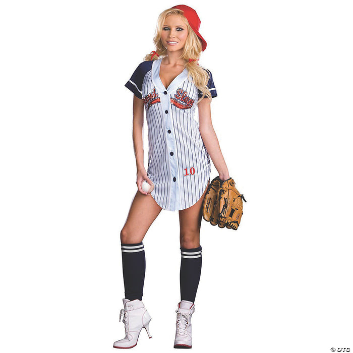 Women's Grand Slam Baseball Costume