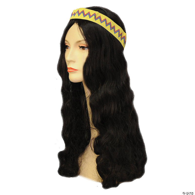 Women's Hippie Wig with Band - AUBURN - image 1