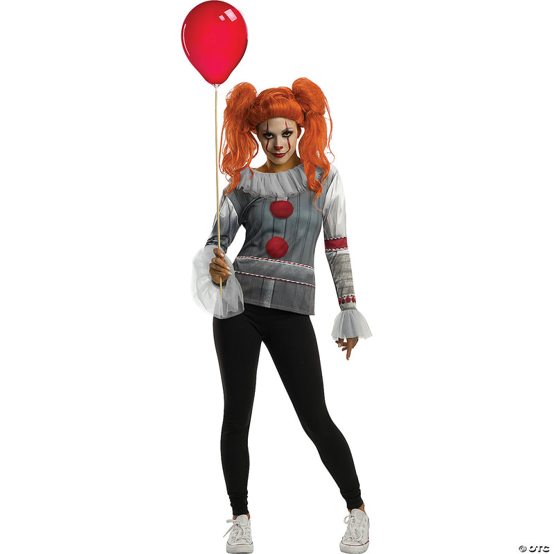 Women's IT: Chapter 2 Pennywise Costume Kit - LARGE - image 1