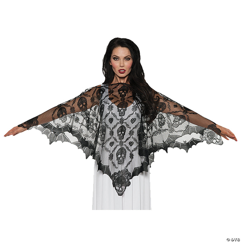 Women's Lace Vampire Poncho - image 1