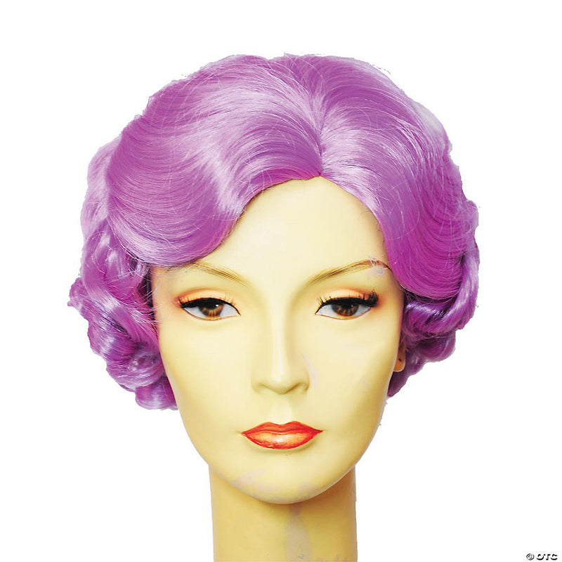 High and Poofy Lady Edna Wig - LAVENDER - image 1