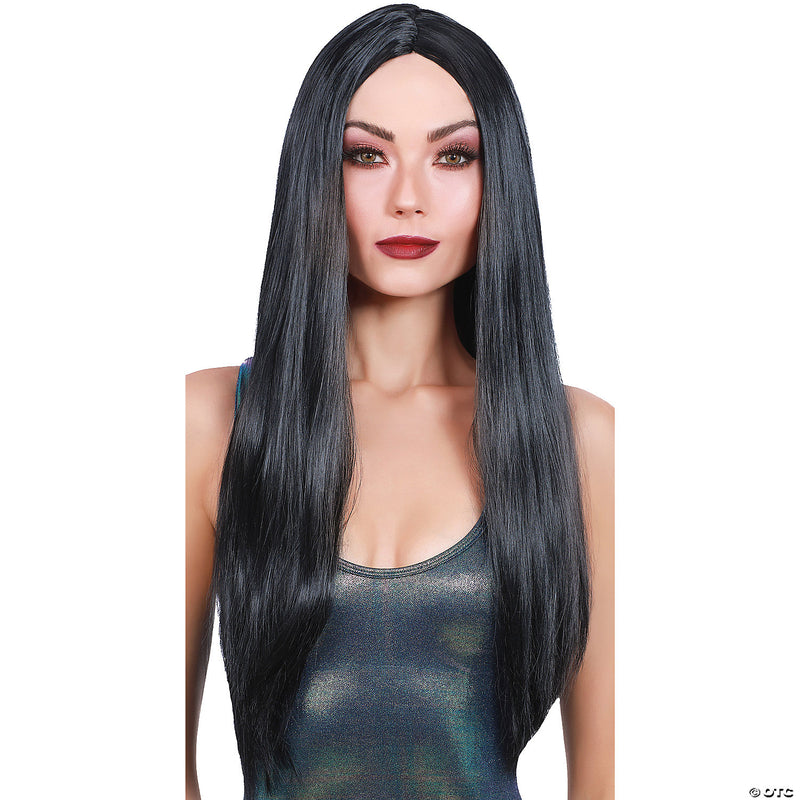 Women's Long Straight Wig - BLACK - image 1