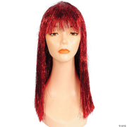 Women's Long Tinsel Pageboy Wig - MULTICOLOR - image 2