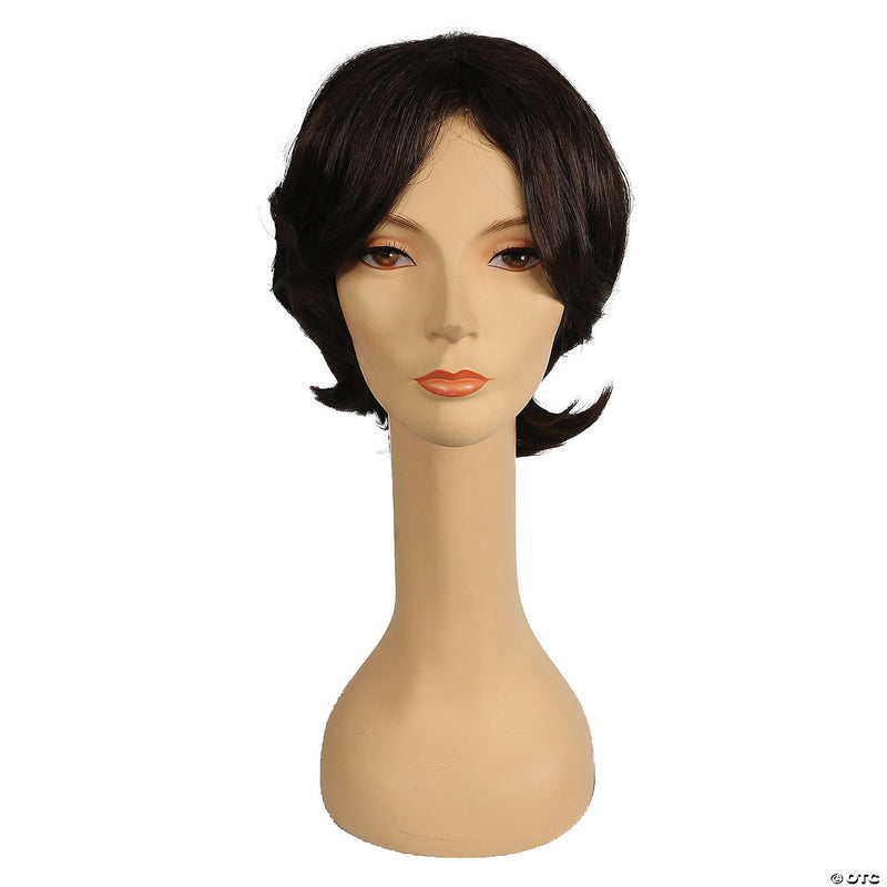 Martha S Center Part Wig - BLACK - image 1