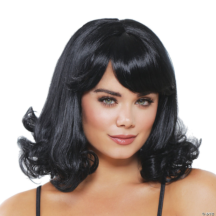 Women's Mid-Length Curly Wig