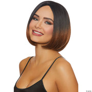 Flattering Ombre Bob Wig - AUBURN - image 1