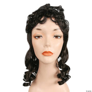 Curly 1940s Movie Wig - BLACK - image 1