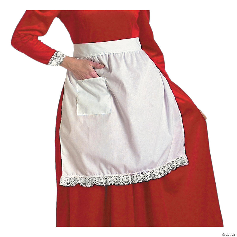 Women's Mrs. Claus Cotton Apron - image 1
