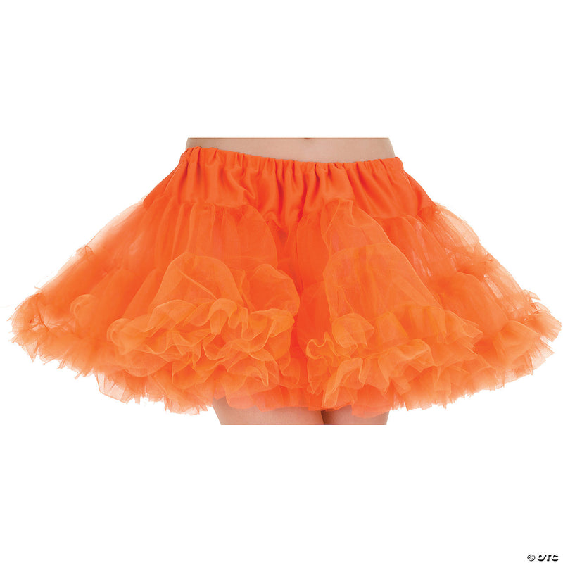 Women's Black Petticoat Tutu | Costume-Shop.com - ORANGE-NEON - image 2
